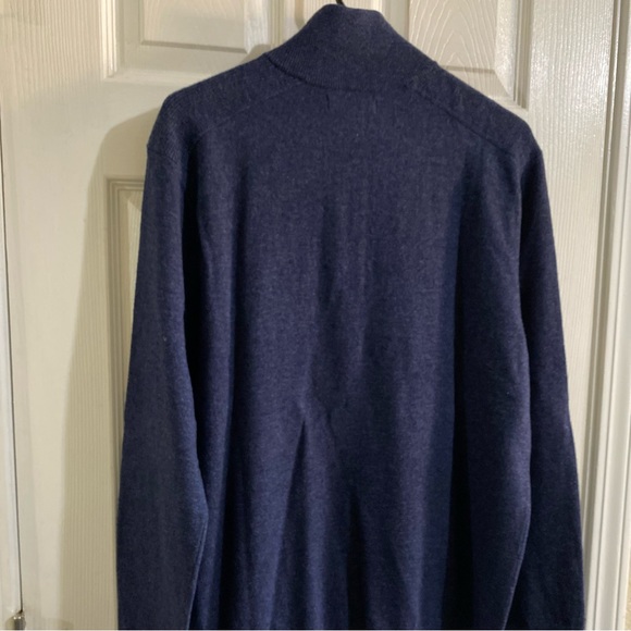 Banana Republic Men’s Blue Italian Wool Sweater Sz XL - Picture 11 of 15